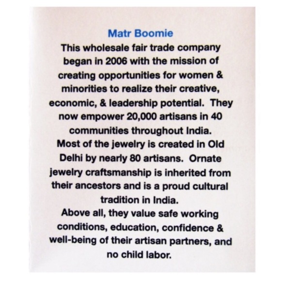 🆕 Matr Boomie Earth & Fire Chevron Necklace - Picture 2 of 2